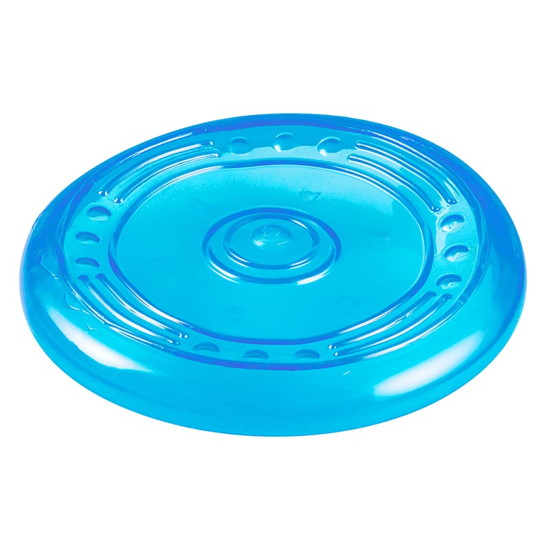 Petstages Orka Flyer Royal Blue Flying Disc Dog Fetch Toy - Image 1