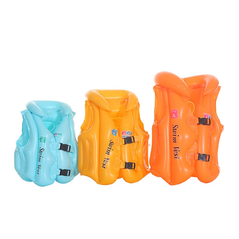 New Inflatable Abc Swimsuit Thickened Pvc Buoyancy Vest Swimming Leak-Proof Children'S Life Jacket Swimming Vest Manufacturers - Image 5