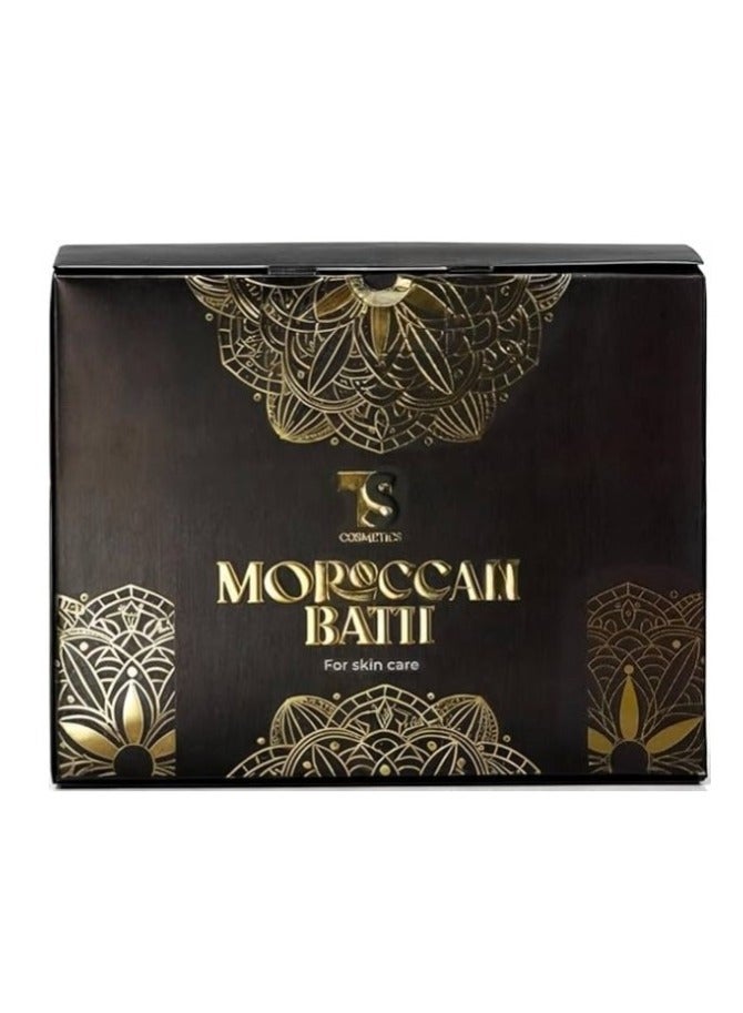 T&S Moroccan Bath Kit - Soap Moroccan and Moroccan Mud with bath Loof Gift  - Image 2