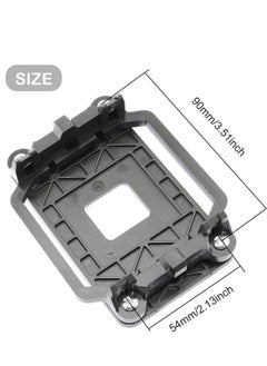 Y&D 5 PCS CPU Fan Bracket Base for AM2 AM3, Outstanding Cooler Retention Bracket, Black Motherboard Heatsink Stand, Suitabel AMD AM3  - Image 3