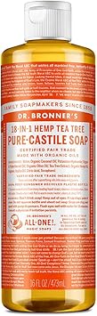 Dr. Bronner's Dr Bronner Organic Tea Tree Castile Liquid Soap 473 ml - Image 1