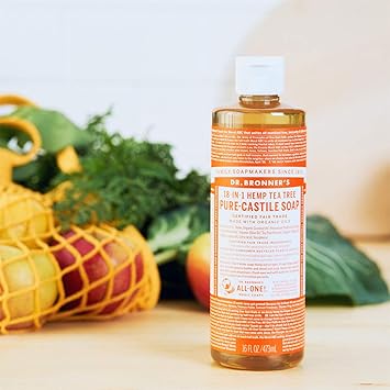 Dr. Bronner's Dr Bronner Organic Tea Tree Castile Liquid Soap 473 ml - Image 3