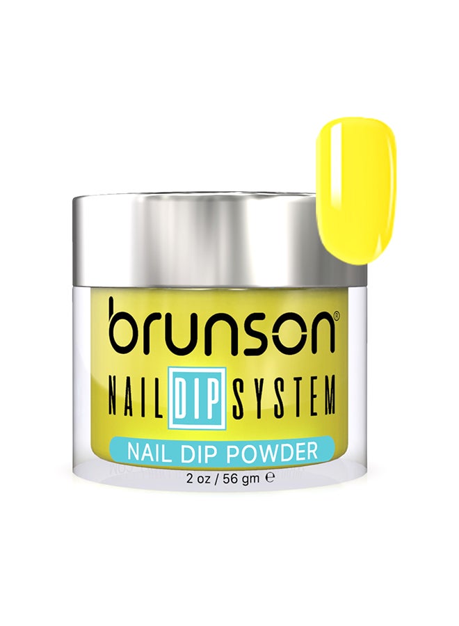 Nail Dip Powder Dip And Buff System Color 56gm, French Nail Art Starter Manicure Salon DIY At Home Odor Free And Long Lasting No Needed Nail Lamp Curing BDK086