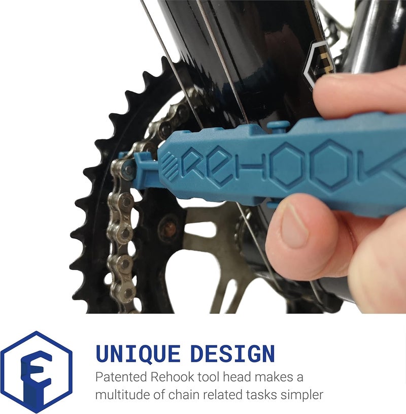 Rehook Colour - Get Your Chain Back on Your Bike in 3 Seconds. Without The Mess - Perfect Xmas Stocking Filler Blue - Image 3