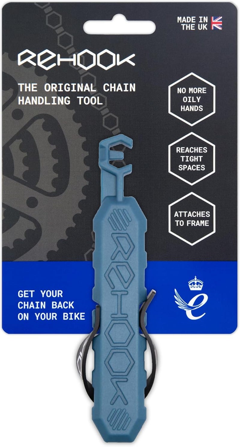 Rehook Colour - Get Your Chain Back on Your Bike in 3 Seconds. Without The Mess - Perfect Xmas Stocking Filler Blue - Image 1
