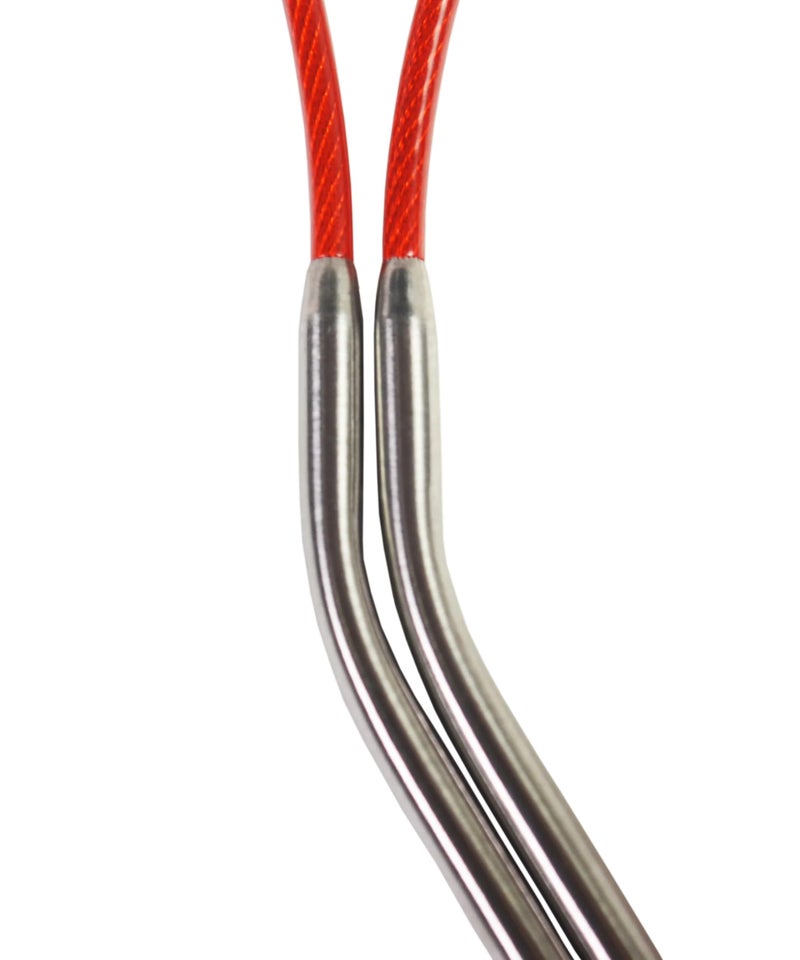 ChiaoGoo Red Circular Knitting Needles 12-Size 8/5mm - Image 5