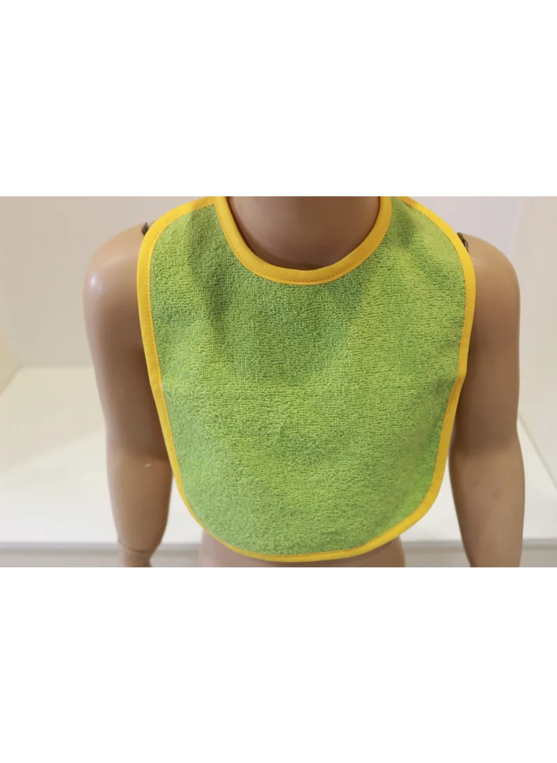 اندر هوم Baby Food Bib Curly Bib Cotton Plain Towel Baby Apron
