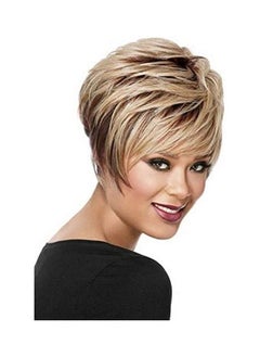 Short Pixie Cut Hair Extension Beige 8inch