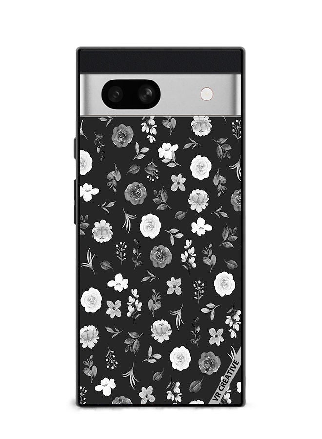 VR CREATIVE Protective Case Cover For Google Pixel 7a Flower Design Multicolour - Image 1