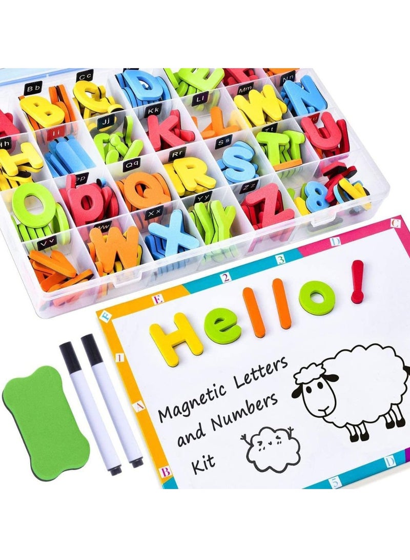Ginmic Stem Magnetic Alphabet Board Learning Toy with White Board and Markers Educational - Image 1