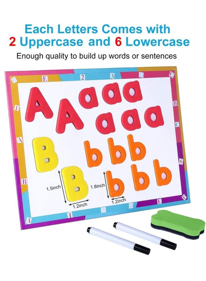 Ginmic Stem Magnetic Alphabet Board Learning Toy with White Board and Markers Educational - Image 4