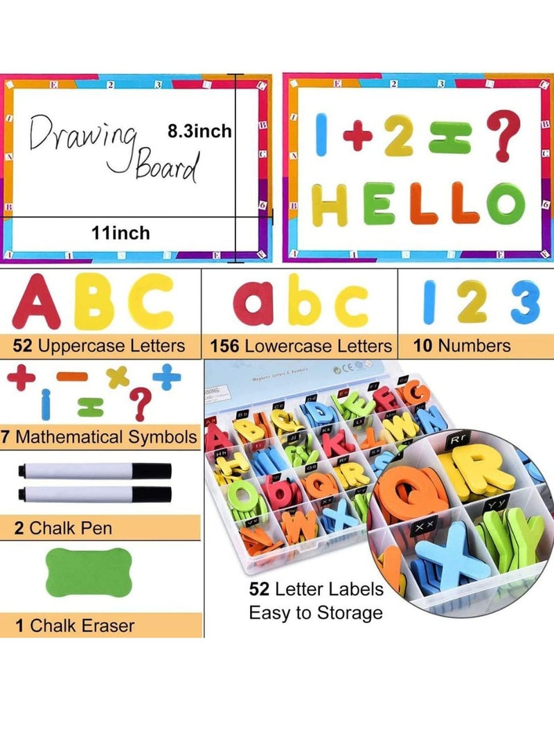 Ginmic Stem Magnetic Alphabet Board Learning Toy with White Board and Markers Educational - Image 2