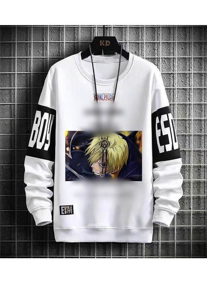 KUYING New One Piece Casual Loose Round Neck Hoodie  - Image 1