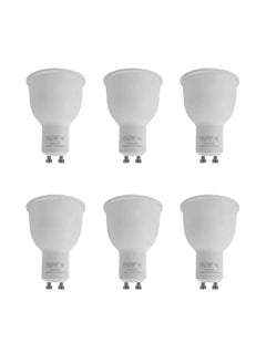 6 Piece GU10 Indoor LED Bulb 9W 6000K