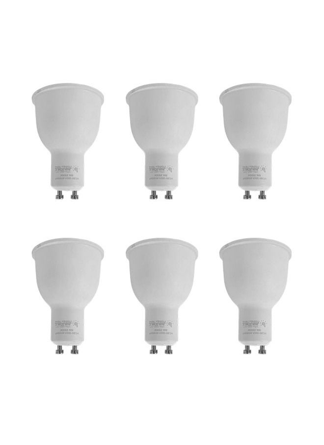 Target - 6 Piece GU10 Indoor LED Bulb 9W 6000K - Image 1