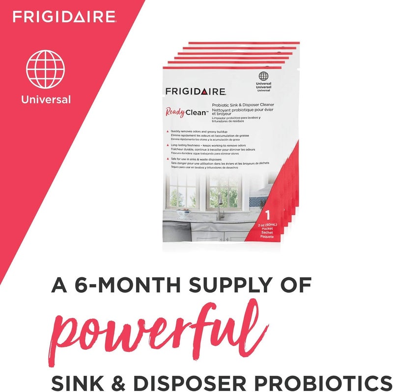 FRIGIDAIRE 10FFPROS02 ReadyClean Probiotic Sink & Disposer Cleaner, 6 Treatments - Image 2