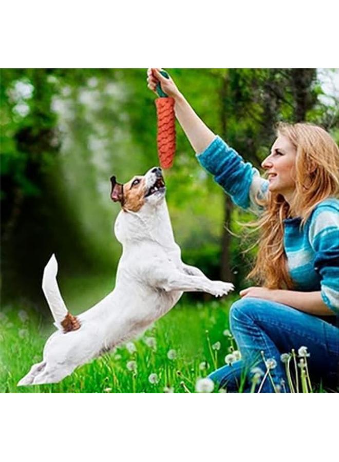 SKY-TOUCH 10Pcs Cotton Rope Dog Toys Pet Puppy Toys Gift Set Combination Dog Toys Ball Doll Carrot Pattern Harmless Puppy Chew Teeth Training Toys For Small Dog Cat Colorful - Image 3