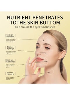 Zozu Smooth Eye Mask Contains Gold Smooth and Moisturizing Eye Mask Firming Repairing Hydrating Nourishing Smooth Under Eye Mask Soothing Relieve Eye Fatigue Reduce Dark Circles Anti Wrinkle Anti Aging Gold Eye Mask  - Image 4