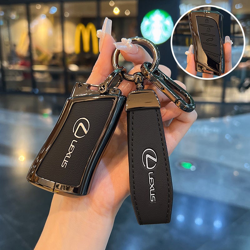 Lexus ES200 Key Case Cover for LS/UX/NX/RZ/GX/is, TX/LX/CT200H - Premium Leather Design - Image 1