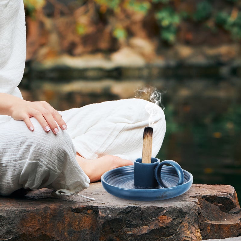 Ceramic Incense Burner For Wood Incense Stick Ceramic Incense Holder Ceramic Candle Holder - Image 3