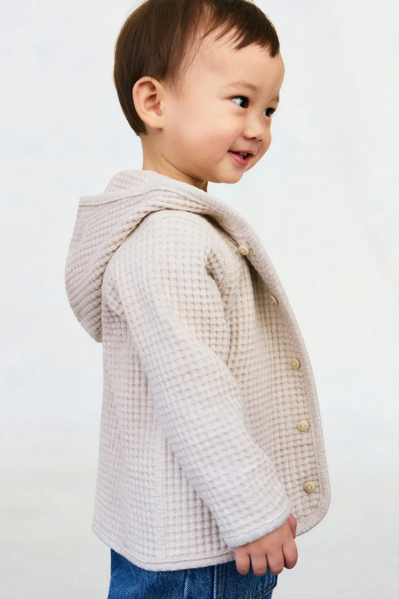 اتش اند ام كارديغان قطني بنمط الوافل