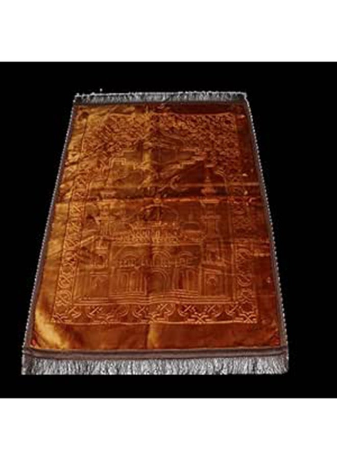 Soft Velor Laser Engraved Prayer Rug With Anti-Slip Material   2725614297605