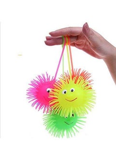 Wizme Wizme Puffer Balls Smiling Face with Colorful Flashing Light Set of 2 for Kids Adults Pack of 1  - Image 3