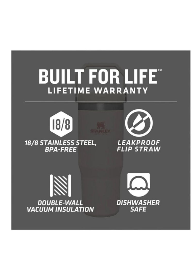 Stanley Stanley Ice Flow Stainless Steel Tumbler Vacuum Insulated Water Bottle for Home Office or Car Reusable Cup Straw Leakproof Flip - Image 3