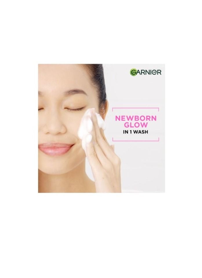 Garnier - Sakura Glow Hyaluron Face Wash Foam - 100ml - Image 1