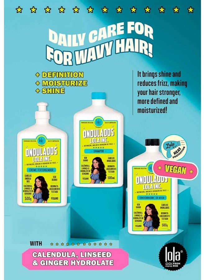 Lola from Rio Ondulados Co-Wash For Wavy Hair - A Gentle, Low-Lather Cleansing Conditioner That Hydrates & Defines Waves (250 Ml) - Image 2