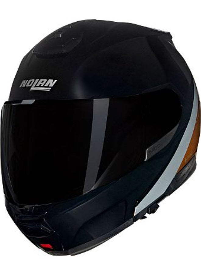 Nolan N100-6 VERNICIATURA SPECIALE  BLACK  OCHRE GLOSSY  Helmet - Image 1