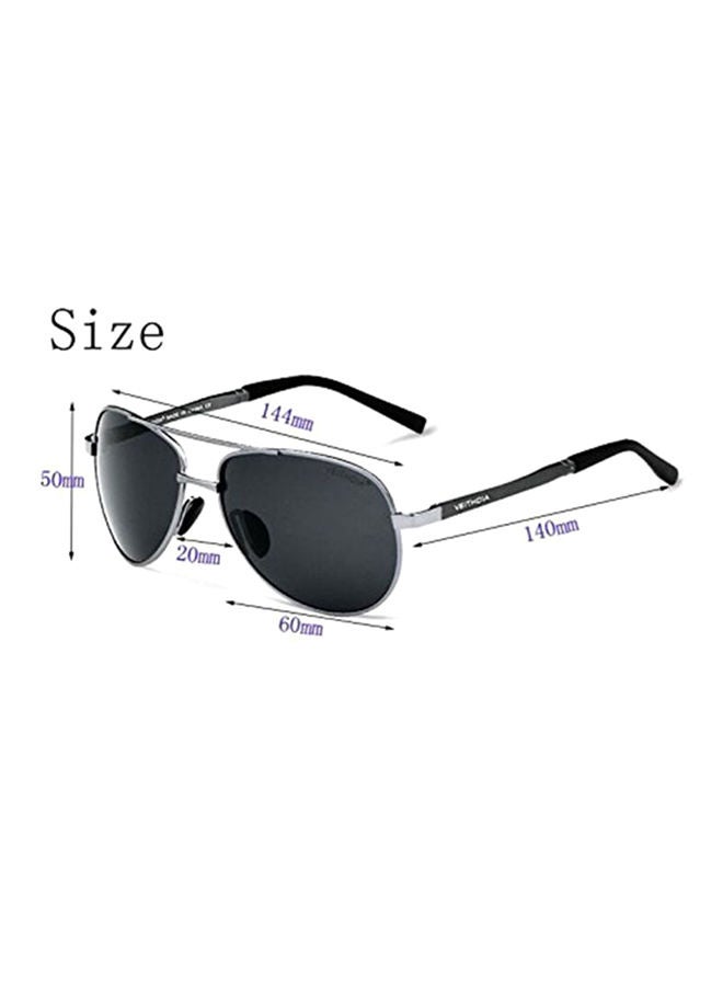 Veithdia Men's Designer Pilot Polarized Sunglasses - Lens Size: 51 mm - Image 3
