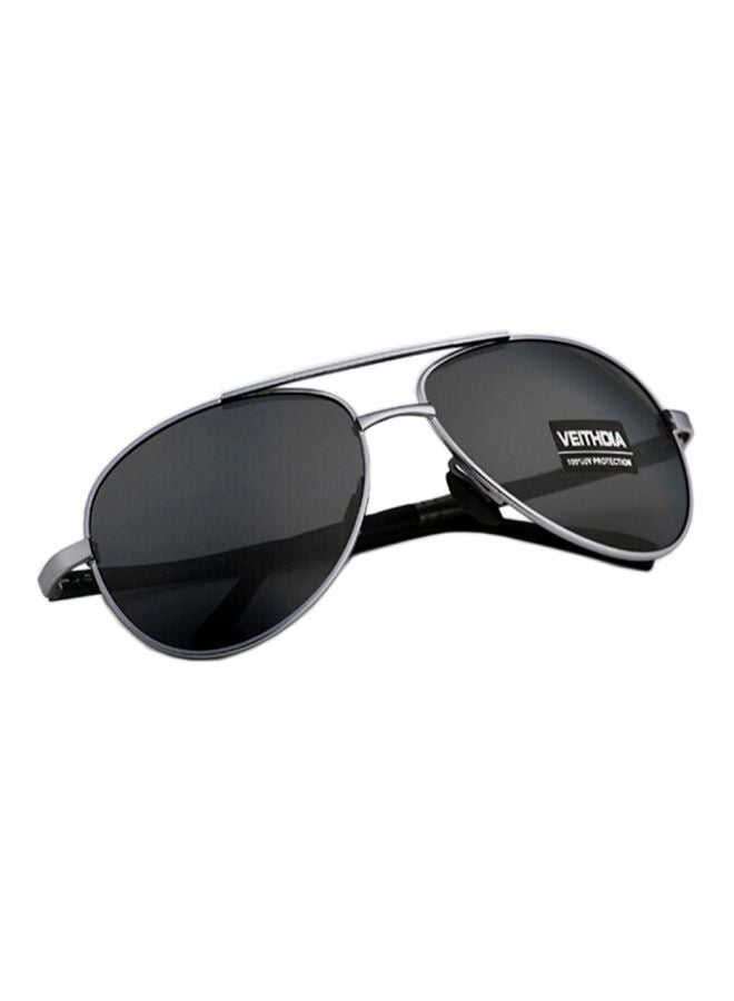 Veithdia Men's Designer Pilot Polarized Sunglasses - Lens Size: 51 mm - Image 2