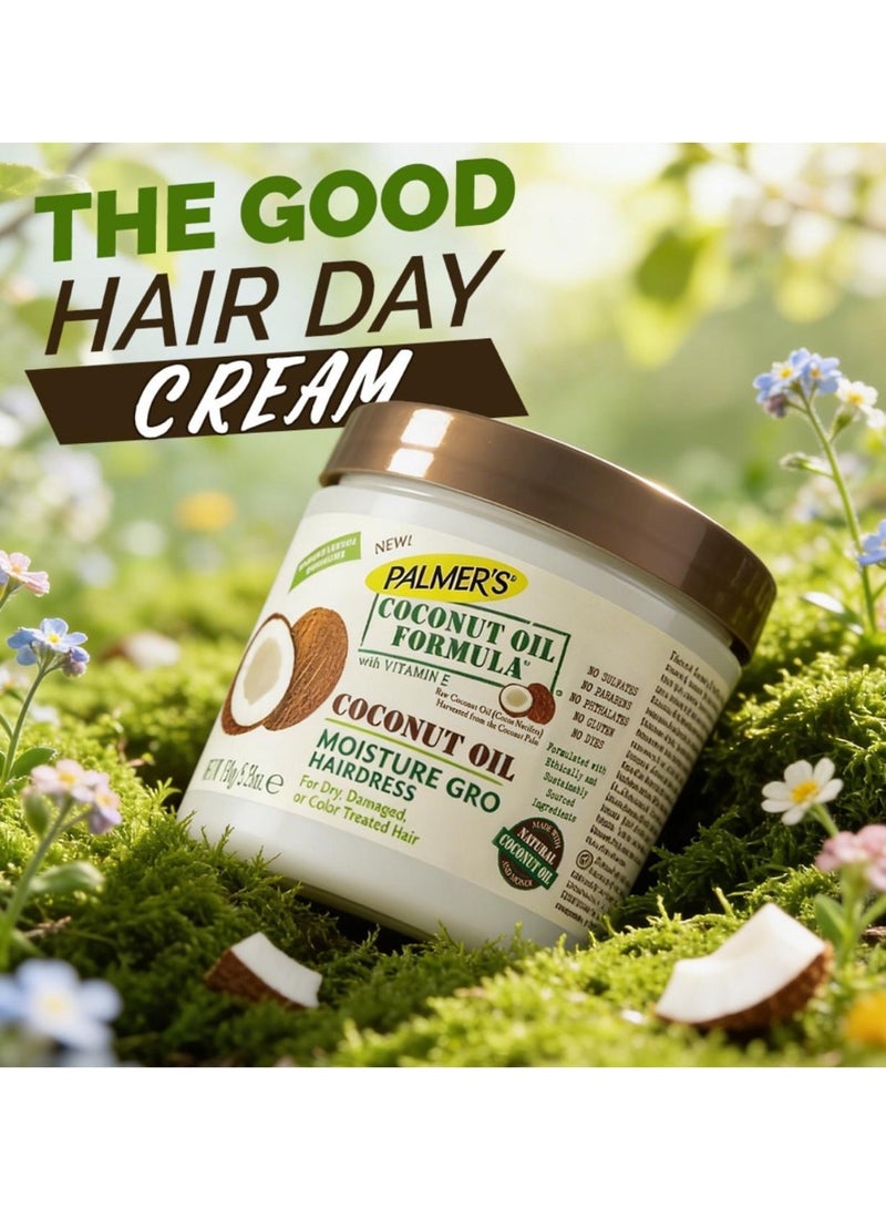 بالمرز كريم تصفيف الشعر بزيت جوز الهند من Palmer’s 150 جم – ترطيب عميق وتغذية للشعر الجاف والتالف - Image 2