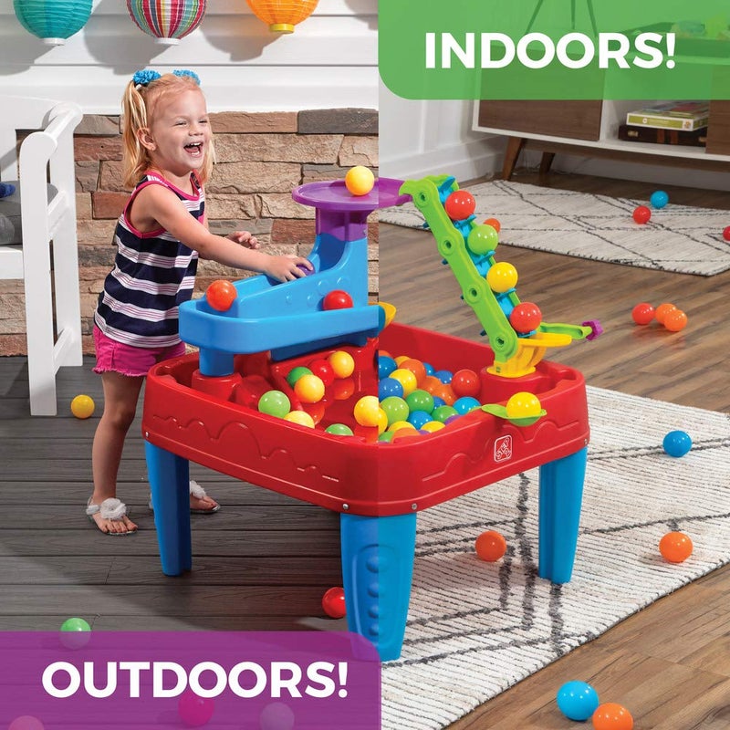 Step2 Stem Discovery Ball Table, Kids Water Table Activity Sensory Playset, Summer Outdoor Toys, 13 Piece Water Toy Accessories, For Toddlers 2+ Years Old - Image 5