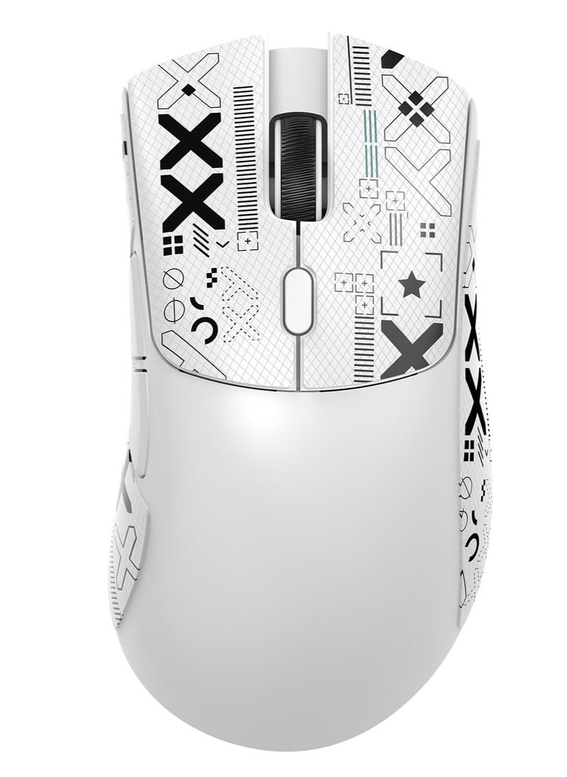 Attack Shark R1 59g Superlight Mouse with Ribbon, Wireless/Wired BT/2.4G Gaming Mouse, 6 DPI Adjustable up to 18000, 65 Hour Battery  - Image 1