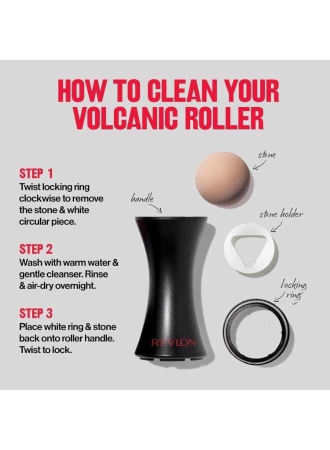 Revlon Volcanic Oil-Absorbing Face Massager – Reusable Skin Care Tool for Sebum Control – One Size, Unisex. - Image 2