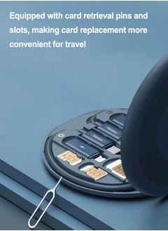NIBEMINENT مجموعة محول كابل شحن البيانات متعدد الأنواع وصندوق كابل البيانات (أسود)  - Image 3