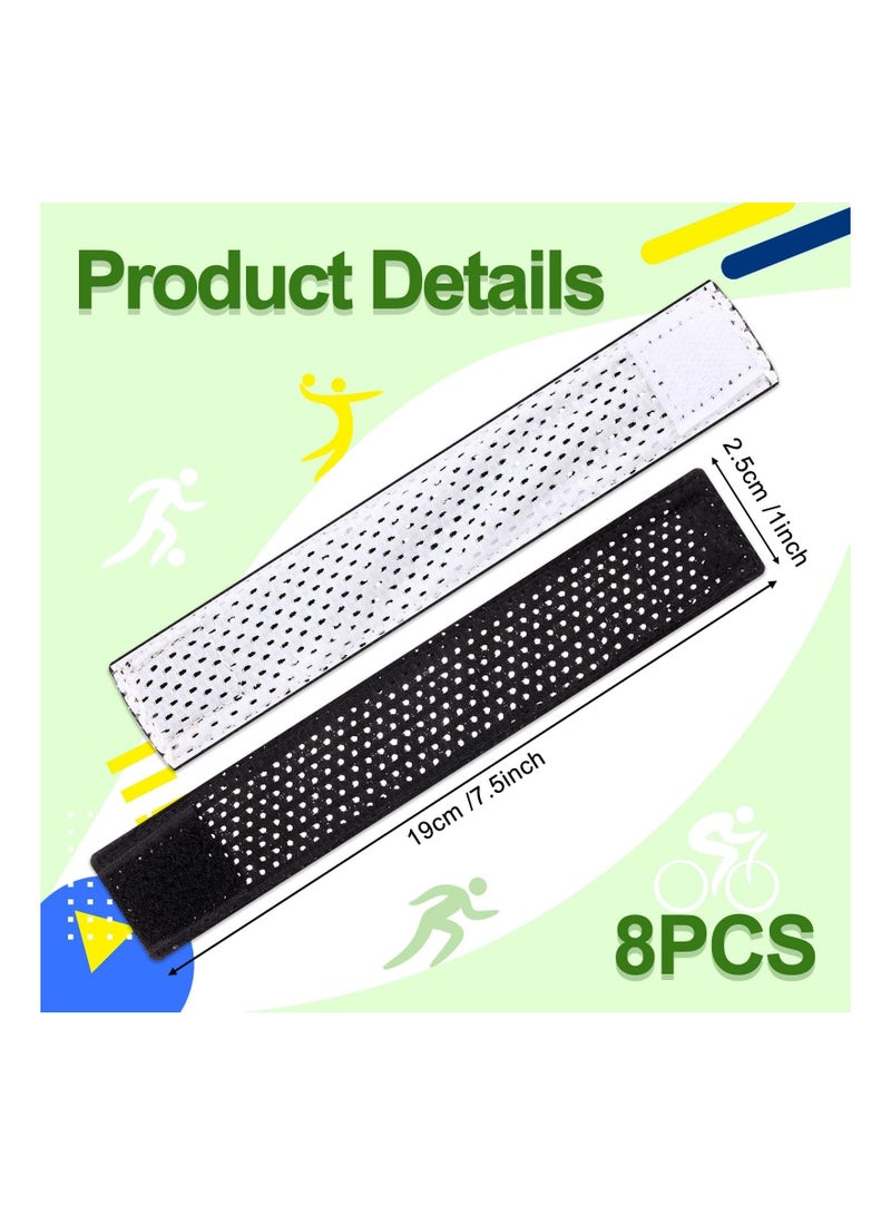Generic Jersey Sleeve Bands, Holders Soccer Softball, Ties with Hook and Loop Fasteners, Straps for Shirts Fasteners Boys Girls, Basketball(8 Pack) - Image 3