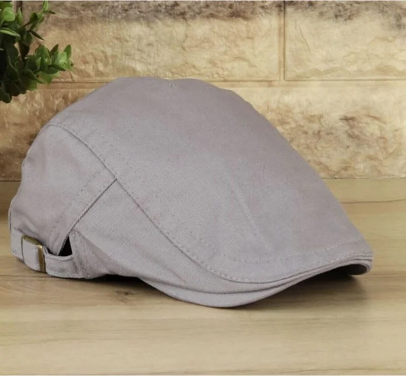 Felisya Adjustable Linen Cap Duck Hat