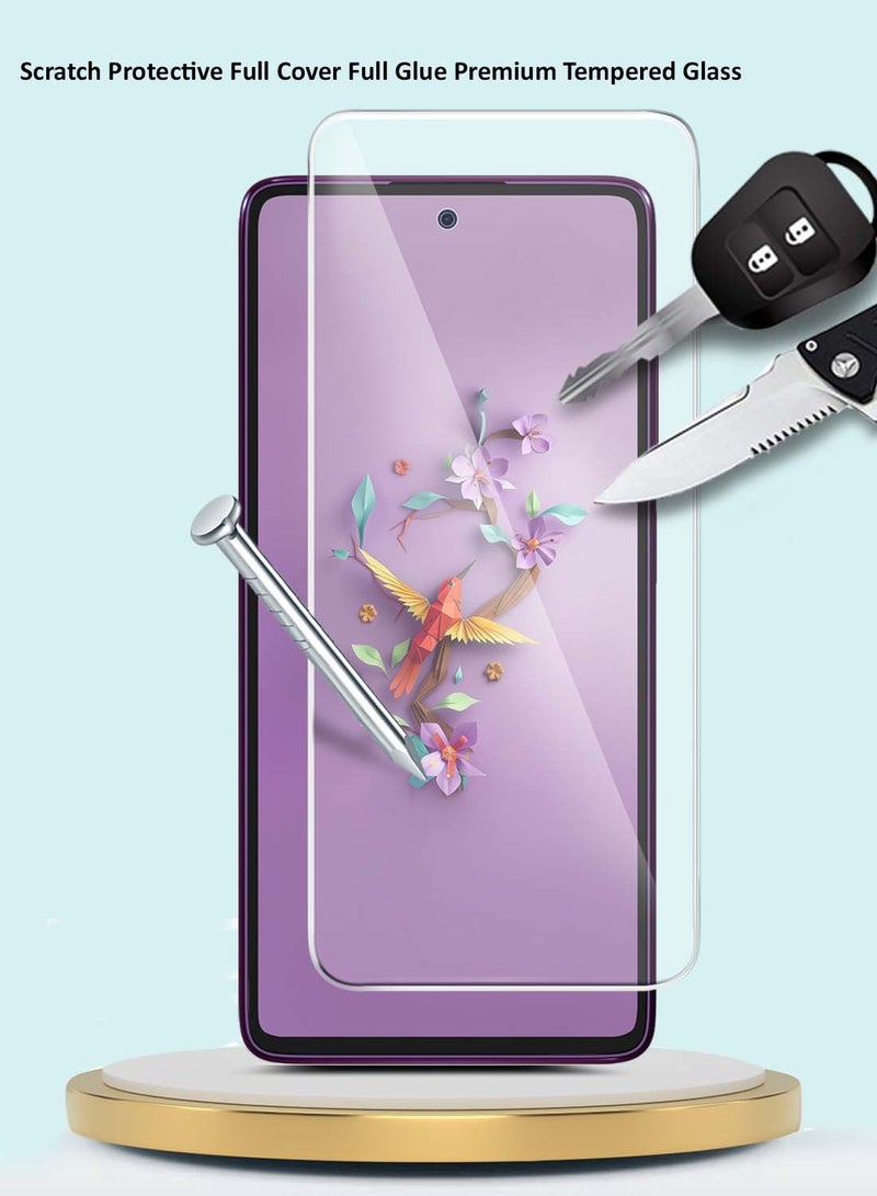 جيماكس HMD كريست ماكس 5G 2024 GMAX Premium Series واقي شاشة منحني الحواف 9H 2.5D من الزجاج المقوى - شفاف - Image 4