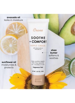 Crane BABY Nipple Balm Soothe And Comfort For Dry Cracked And Sore Nipples 1.69 Oz  - Image 3