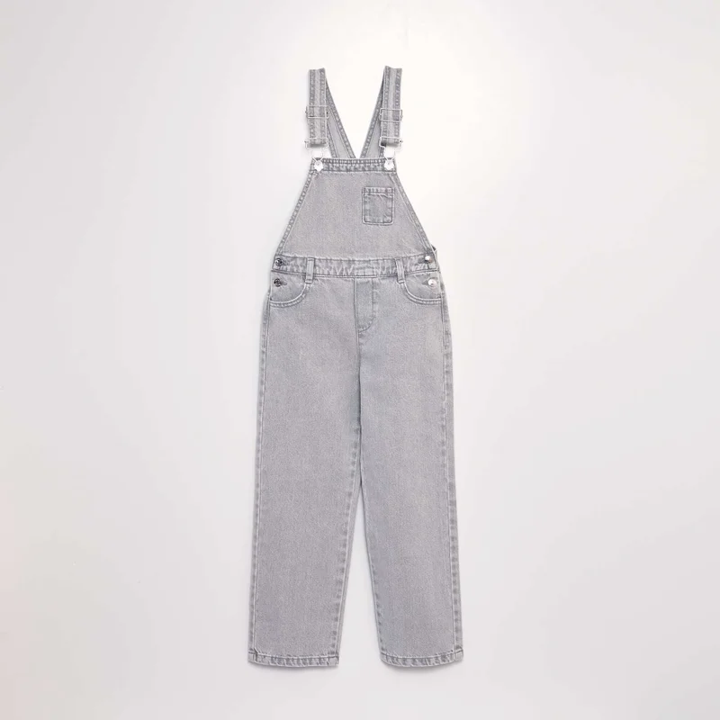 Kiabi Denim Dungarees Grey