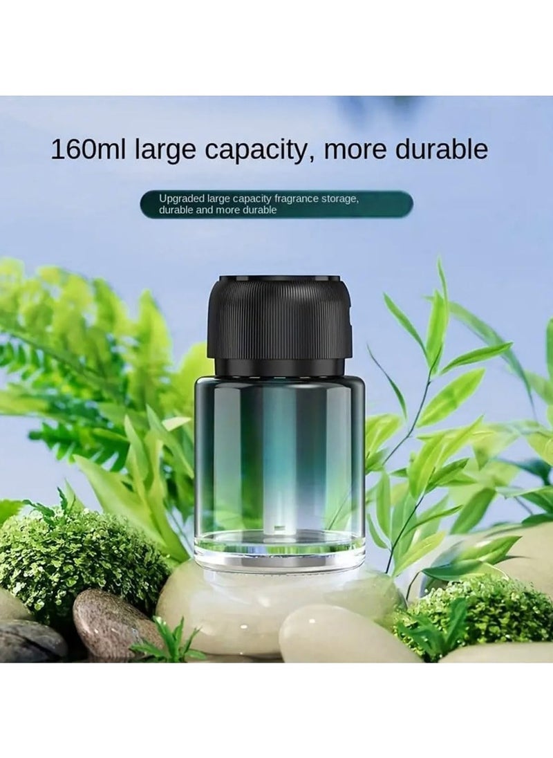 JAJEEK Car Fragrance Cologne Essential Oil Car Humidifier Diffuser - Green Car Diffuser Humidifier Aromatherapy Essential Oil Diffuser USB Cool Mist Mini Portable Diffuser for Car Home Office Bedroom - Image 3