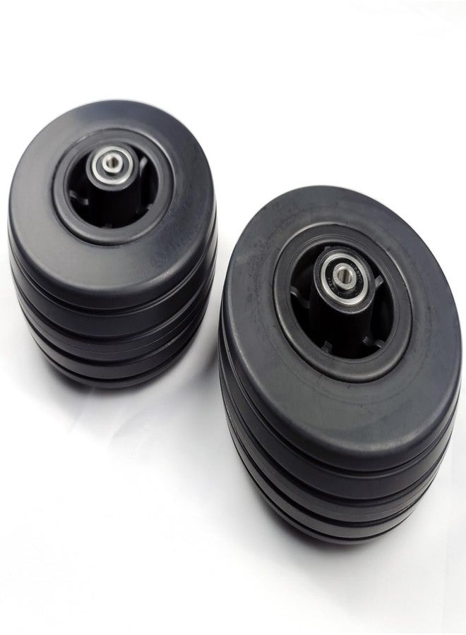 ActveMob 6"x2" Caster Wheel Assembly,6"x2" Front and Rear Caster Wheel for the Jazzy 600 ES,Mobility Power Chairs Replacement Wheels Parts,Polyurethane Solid Tires and W/Bearings,WHLASMB2131,Black 1Pr. - Image 5