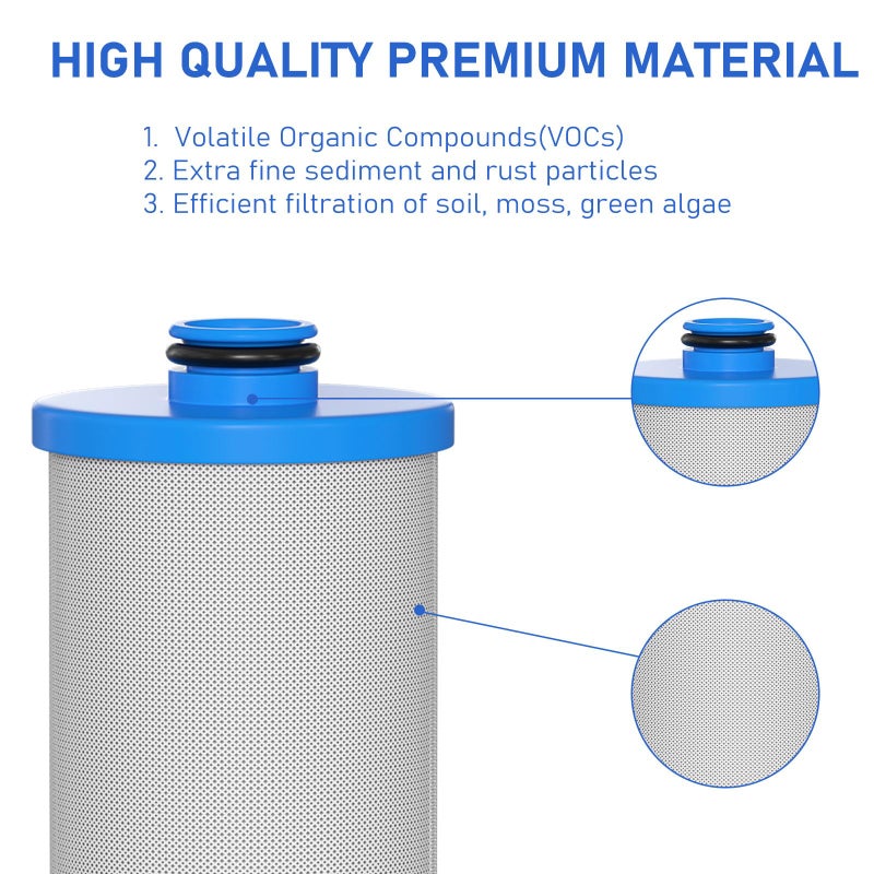 Vickmons KW1 RV Water Filter 2.5 x 10" Compatible with RCS/FR1 Housing Replaces KW1 and FRE-10-BN Filtration Systems, 4-Pack - Image 3