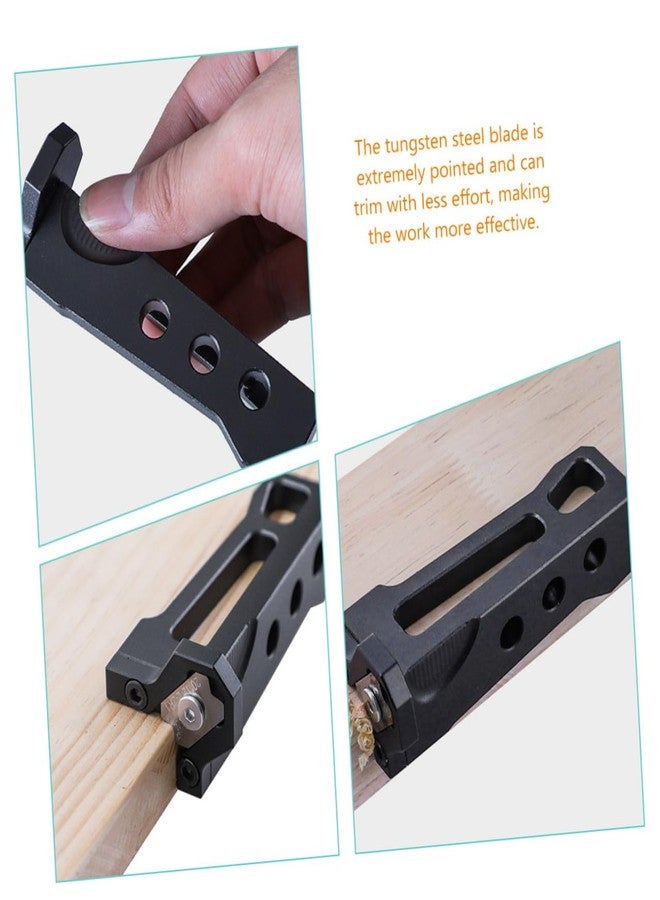 KALLORY Hand Planer for Woodworking with Tungsten Steel Blades Ergonomic Manual Block Planes for Precise Chamfering Trimming and Smoothing Woodcraft Edges and Furniture Boards - Image 4