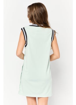 adidas Originals Women Sportswear Fit Outdoor Dress, Mint Green  - Image 4