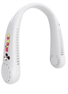 Disney DisneyNeck Air Conditioner, LED Display Neck Fan,with borneol Cooling Airflow Bladeless USB Neck Fans Portable Recharge with 5 Speeds, Upgraded Air Volume, for Travel, Outdoor, Sports  - Image 1