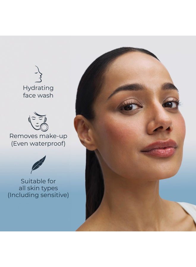 Eucerin Face Gentle Cleansing Hydrating Micellar Water with Hyaluronic Acid, Face Cleanser and Makeup Remover, Fragrance Free and Non-Drying for All Skin Types, 13.5 Fl Oz Bottle - Image 5